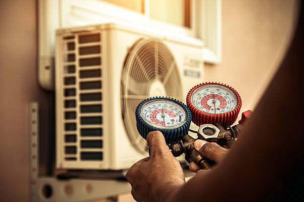 Professional Hvac Installation technician working in Brant, NY